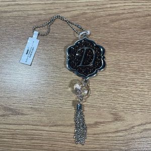 New! Ganz Initial “D” Rear View Mirror Charm